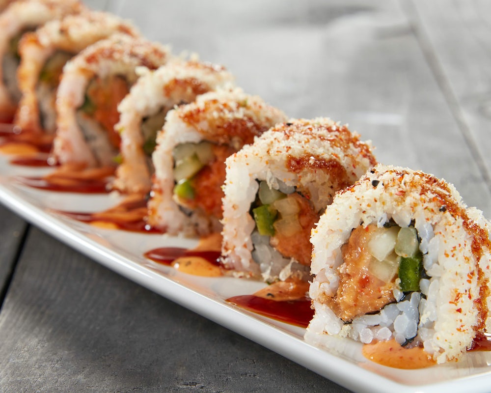 Order Crunchy Spicy Tuna food online from Kona Grill store, Liberty Township on bringmethat.com