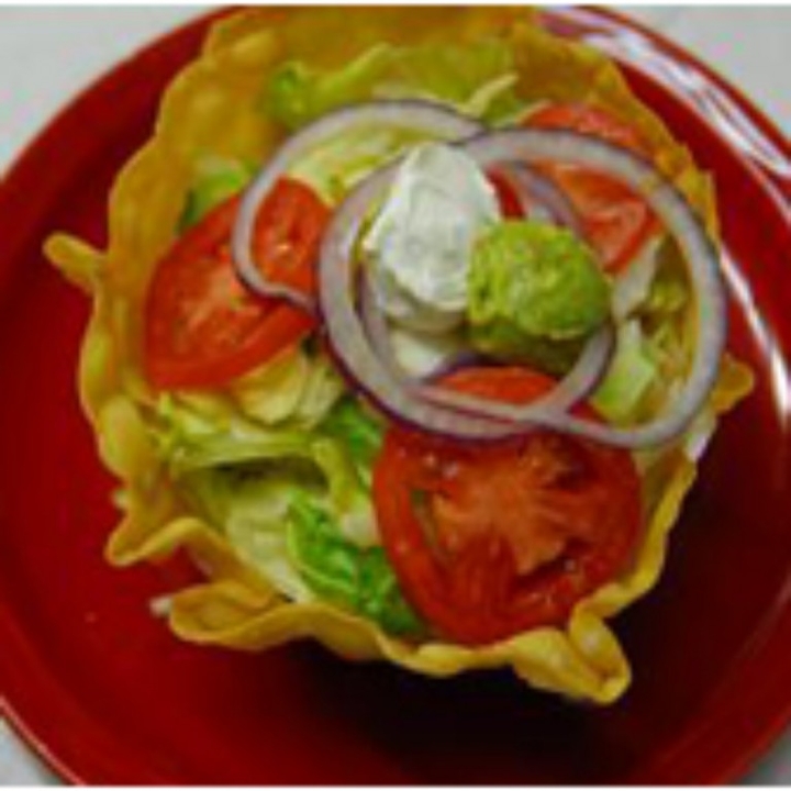 Order Taco Salad food online from Poco Mexican/American Restaurant, Bar & Comedy Cabaret store, Doylestown on bringmethat.com