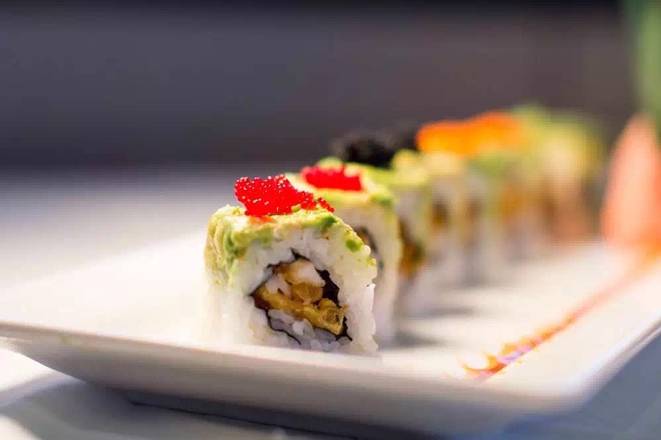 Order Rainbow Roll food online from Hand Made Rolls store, Austin on bringmethat.com