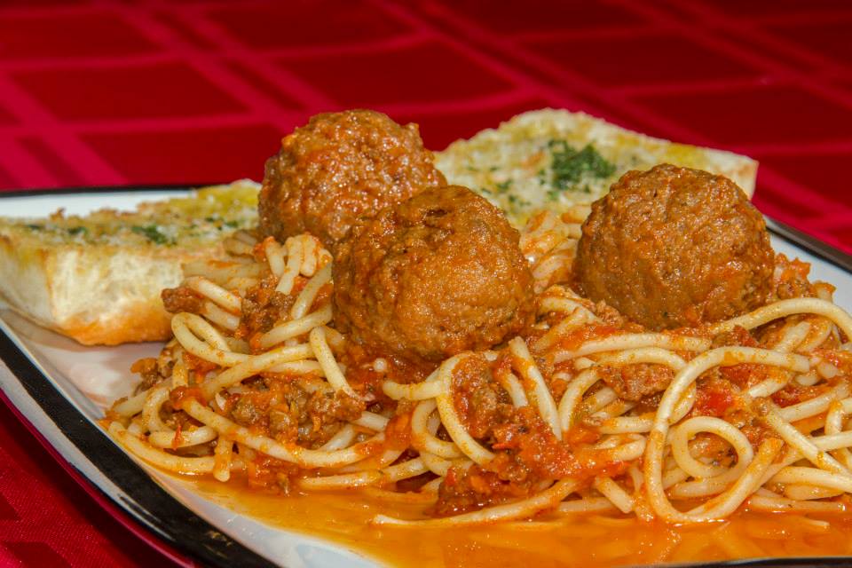 Order Spaghetti with Meatballs food online from Pasta Basta store, Daly City on bringmethat.com