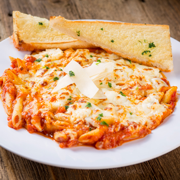 Order Full Tray - Three Cheese Baked Penne food online from Rosati's Pizza store, Mundelein on bringmethat.com
