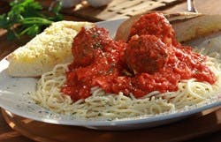 Order Spaghetti with Meatballs - Dinner food online from Johnny New York Style Pizza store, Acworth on bringmethat.com