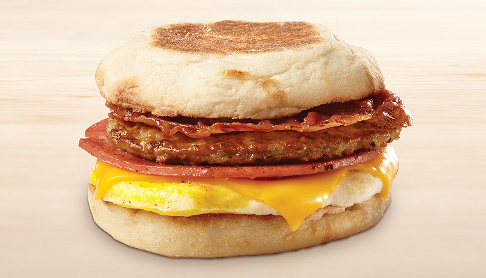 Order The Boss - Bacon, Sausage, Porkroll & Egg (525cal) food online from QuickChek store, Whippany on bringmethat.com