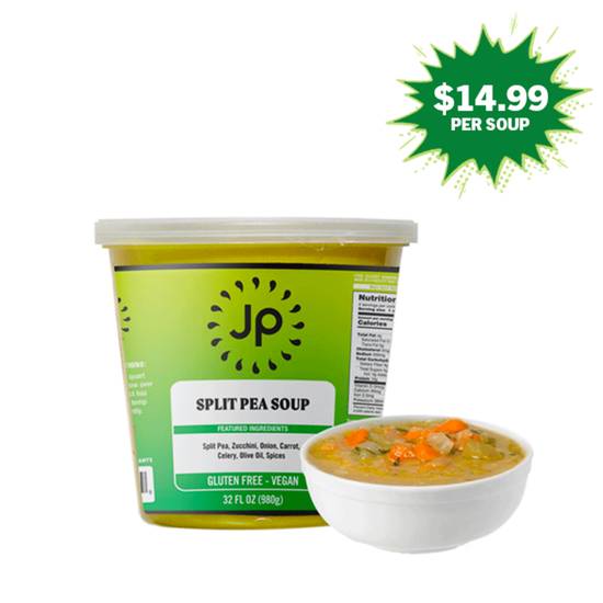 Order Split Pea Soup (32 fl oz) food online from Juice Press store, Southampton on bringmethat.com