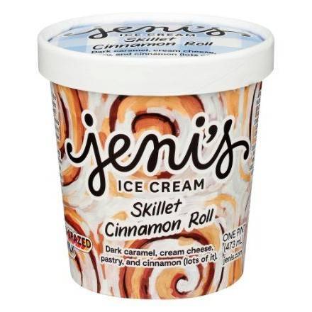 Order Jeni's Skillet Cinnamon Roll Ice Cream (1 Pint) food online from Light Speed Market store, Marietta on bringmethat.com