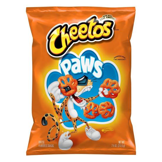 Order Cheetos Paws Cheese Flavored Snacks (7.5 oz) food online from Rite Aid store, Eugene on bringmethat.com