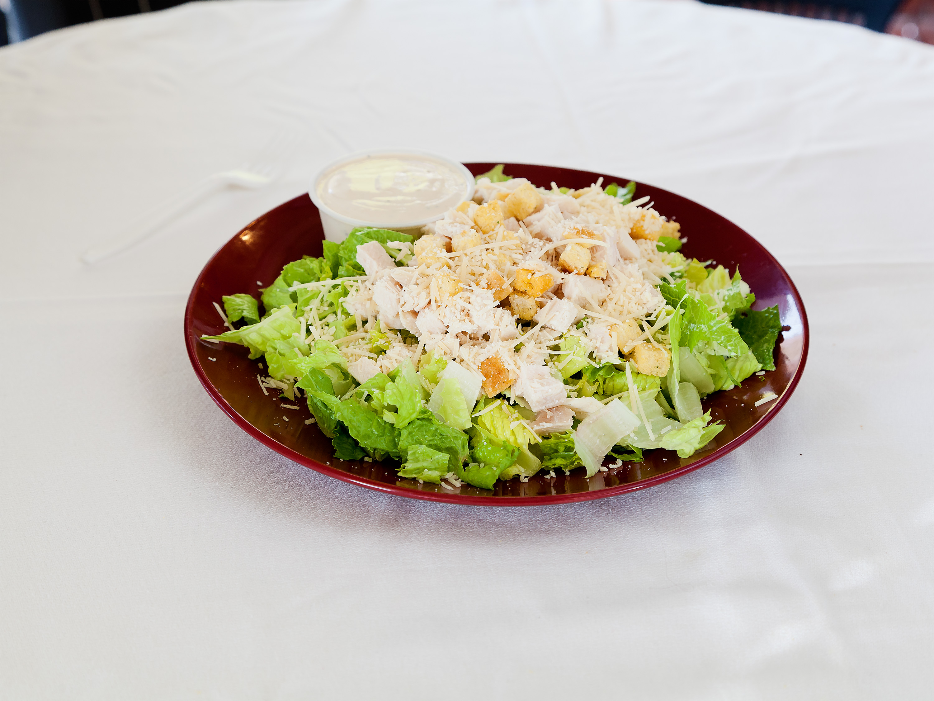 Order Chicken Caesar Salad food online from Rossi's Cafe & Deli store, Concord on bringmethat.com
