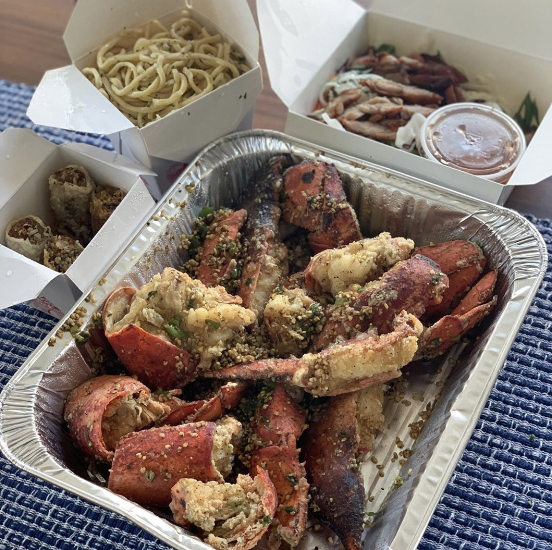 Order Dinner for 2 (Lobster) food online from Golden Crab House store, San Francisco on bringmethat.com