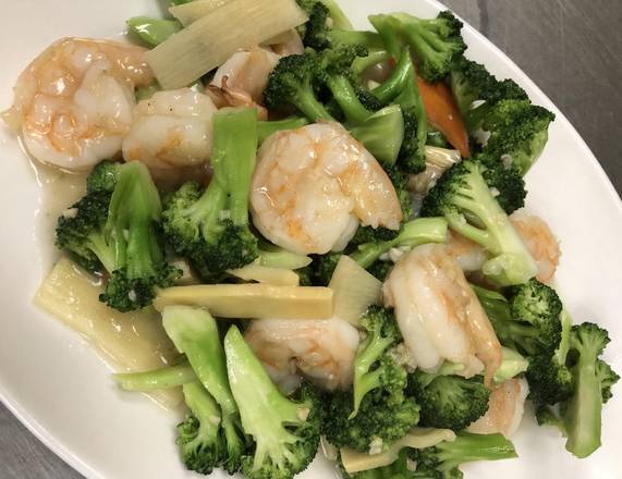 Order Shrimp with Broccoli food online from House Of Lu store, Marietta on bringmethat.com