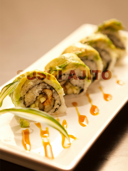 Order Caterpillar Roll food online from Sushi Ajito store, Los Angeles on bringmethat.com