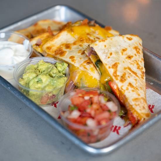 Order Veggie Quesadilla food online from Taco Rock store, Falls Church on bringmethat.com