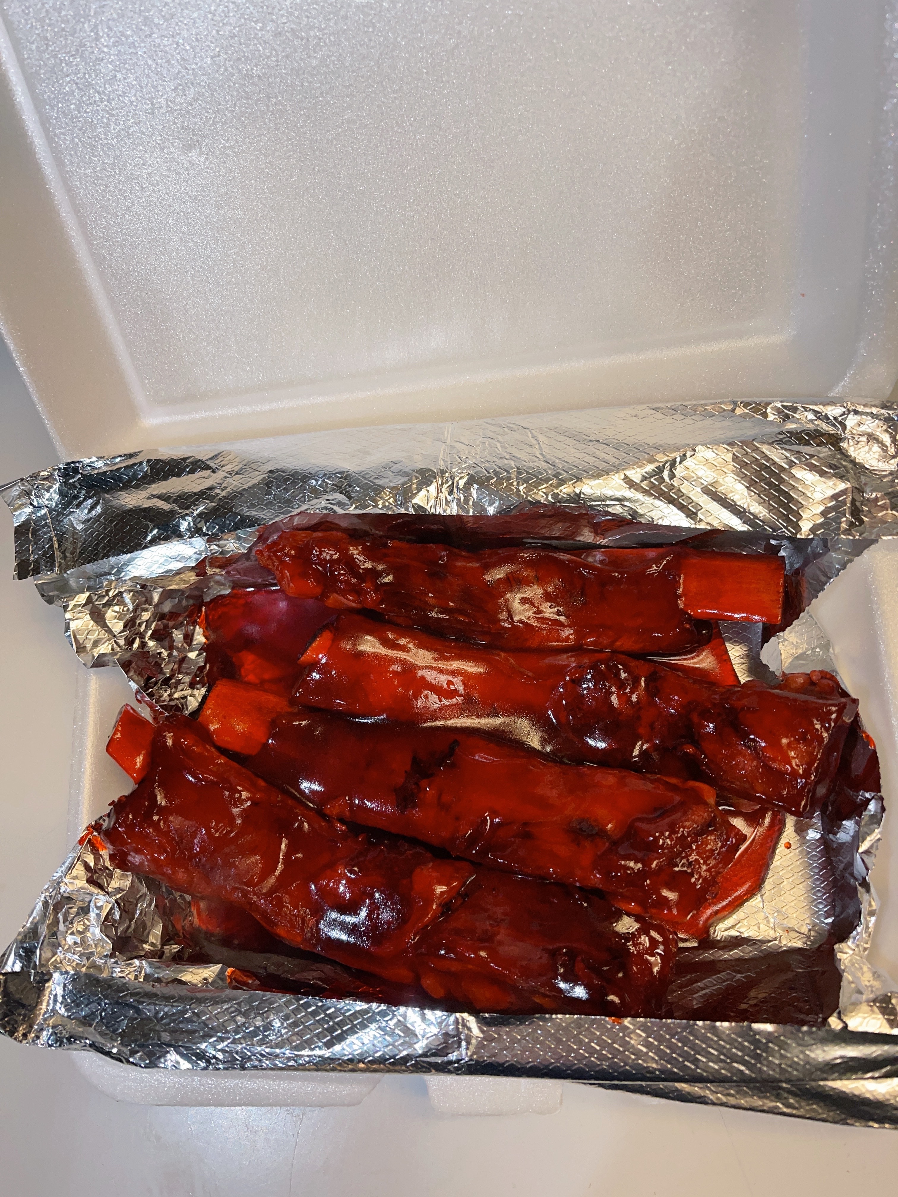 Order C22. BBQ Ribs Combo Special food online from Fortune Kitchen store, Aurora on bringmethat.com