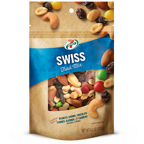 Order 7-Select Swiss Trail Mix 6.3oz food online from 7-Eleven store, West Columbia on bringmethat.com