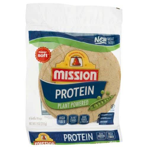 Order Mission · Protein Plant Powered Tortillas (6 ct) food online from United Supermarkets store, Plainview on bringmethat.com