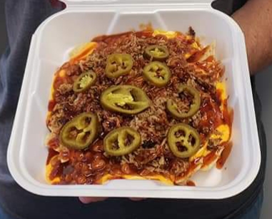 Order Barbecue Nachos Plate food online from Roy Boy Bbq store, Colorado Springs on bringmethat.com