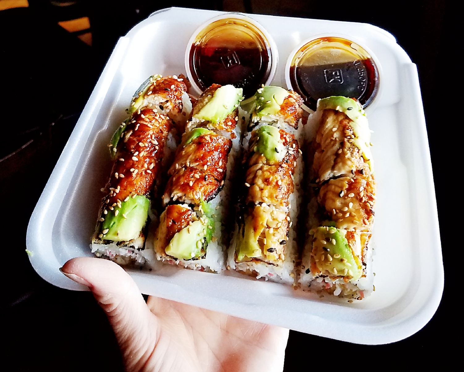 Order Dragon Roll food online from Sakebomber Sushi & Grill store, Tempe on bringmethat.com