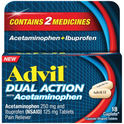Order Advil Dual Action 18 Count food online from 7-Eleven store, Chicago on bringmethat.com