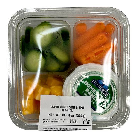 Order Cucumber Carrots Cheese & Ranch Dip (8 oz) food online from Albertsons store, Highland on bringmethat.com