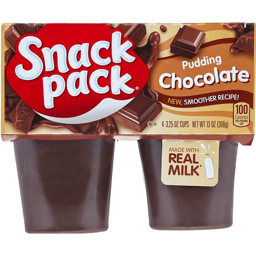 Order Snack Pack Chocolate Pudding  (4 CT) 40569 food online from BevMo! store, Milpitas on bringmethat.com