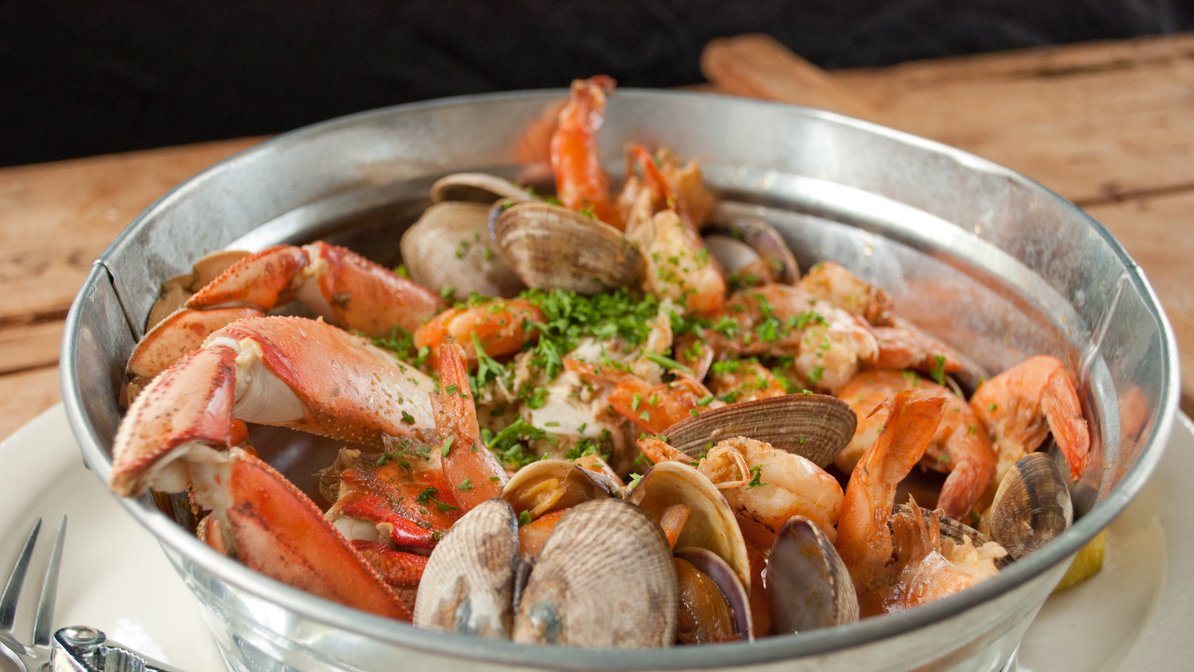 Order Dungeness Crab Bucket food online from The Wharf Fresh Seafood Market & Eatery store, Medford on bringmethat.com