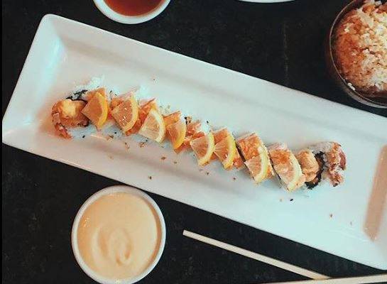 Order Crab Dragon Roll- food online from The Eastern Peak store, Nashville on bringmethat.com