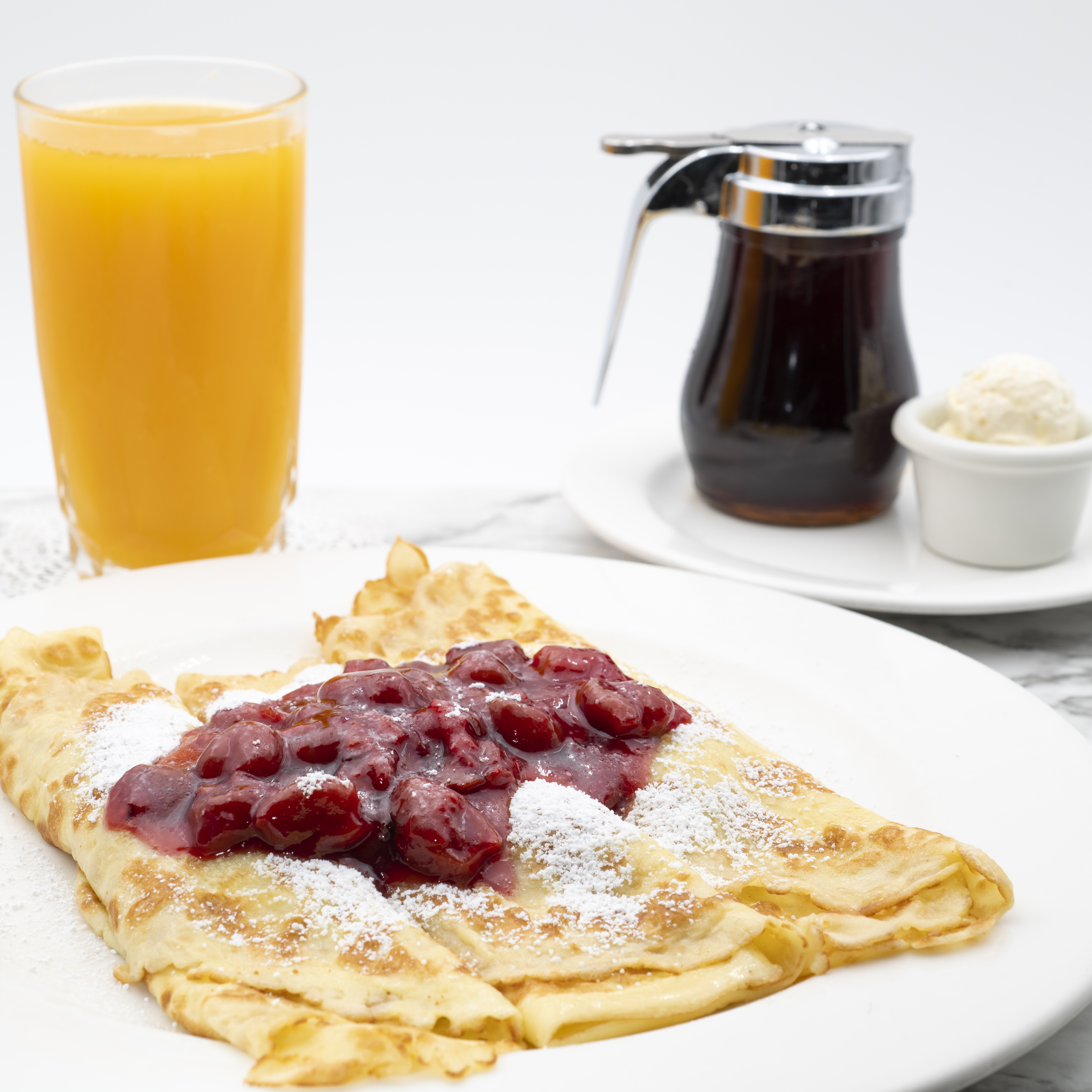 Order Cherry Kijafa (3 Crepes) food online from The Original Pancake House store, Fort Worth on bringmethat.com
