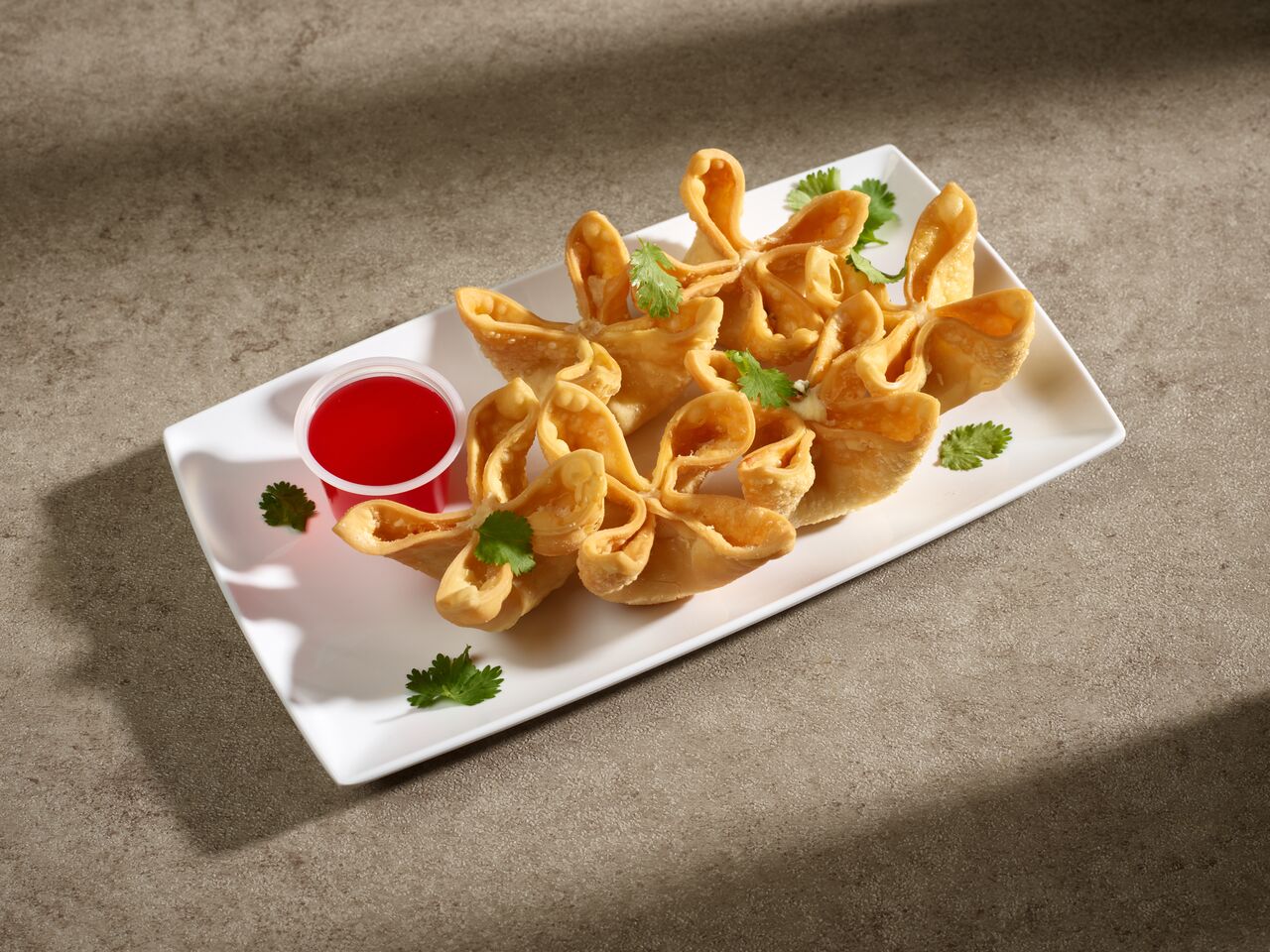 Order 6 Cheese Wontons food online from Huang's Ya Ting Chinese Restaurant store, Aurora on bringmethat.com