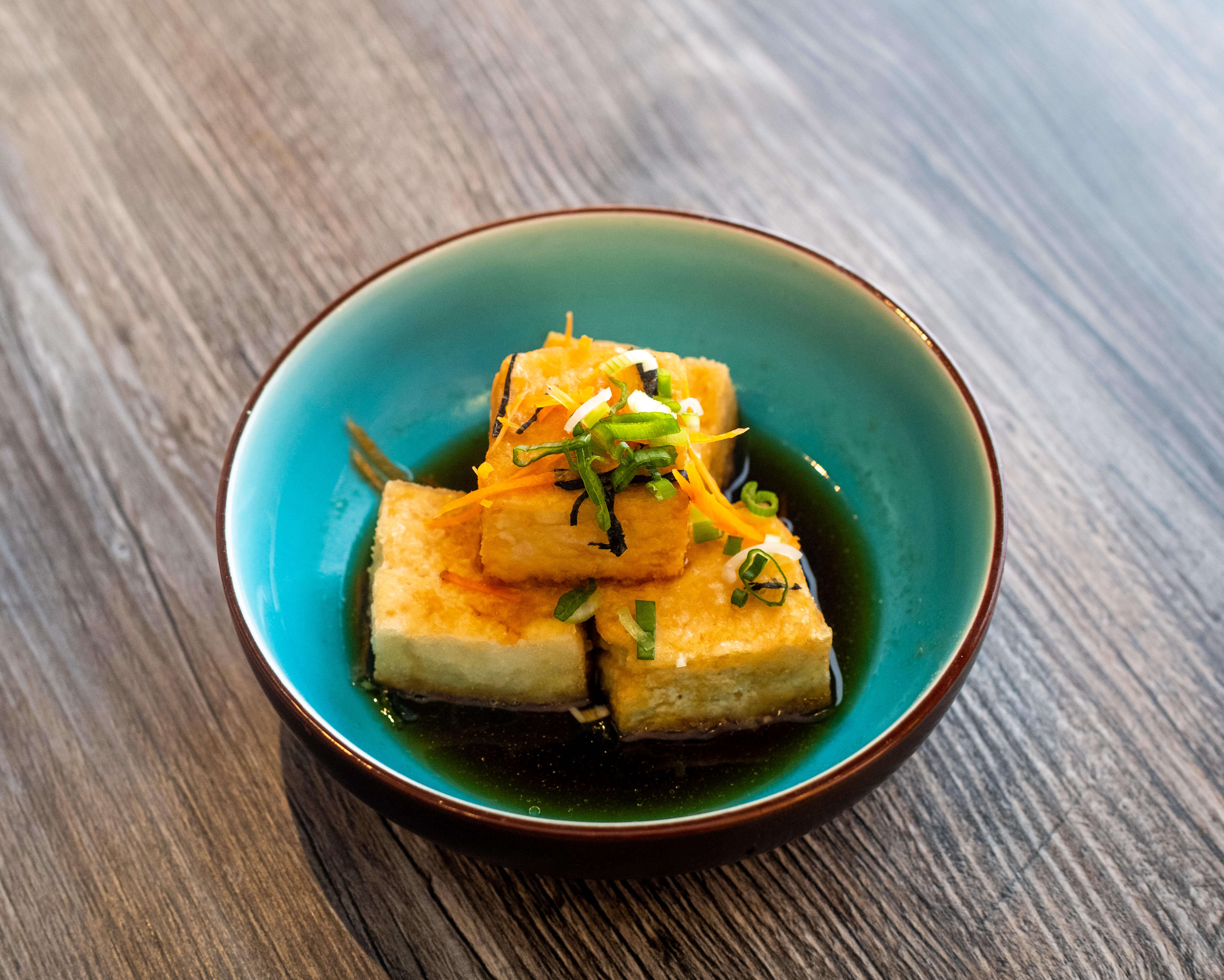 Order Agadashi Tofu food online from Kumagoro store, Anchorage on bringmethat.com