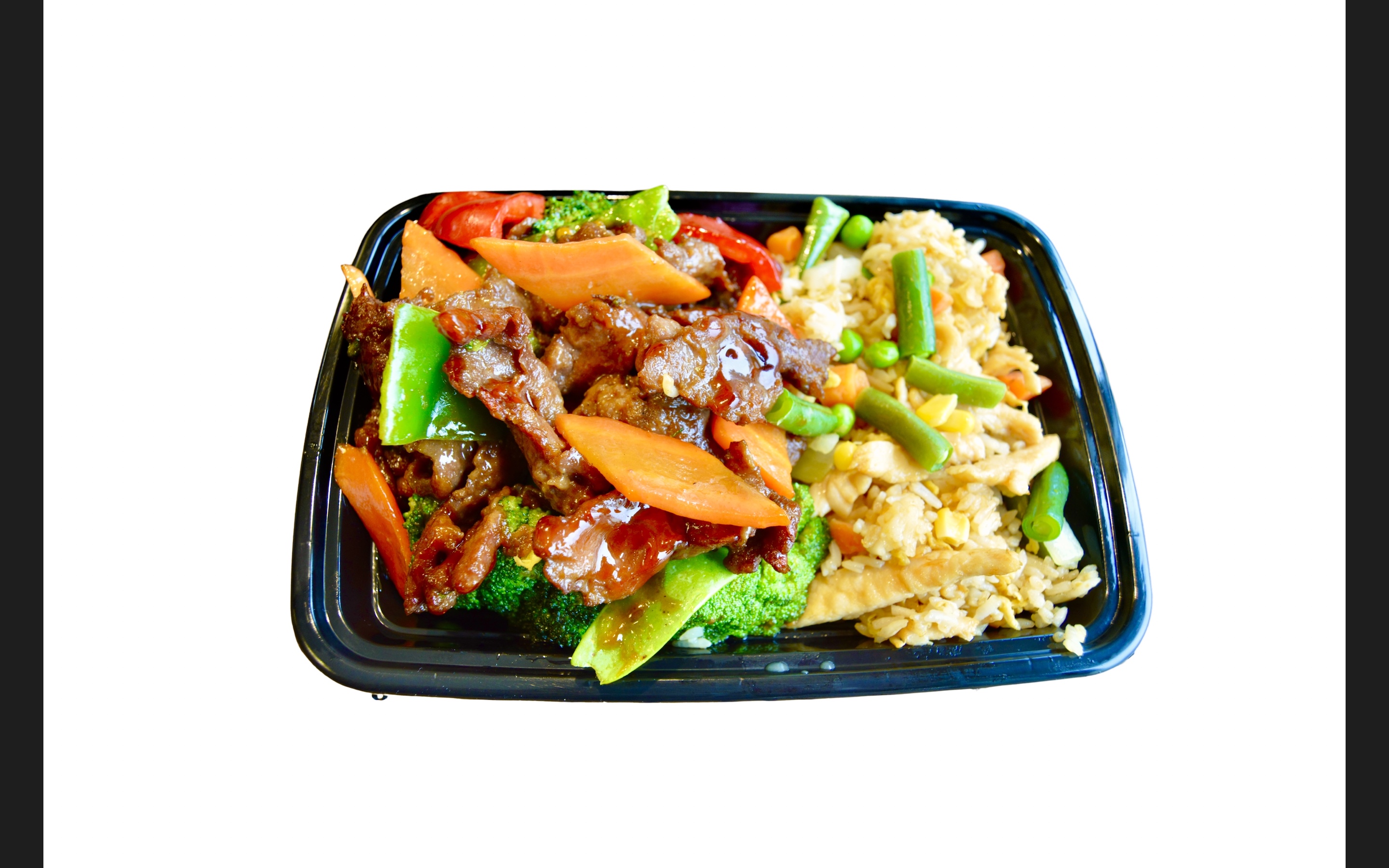 Order Beef with Garlic Sauce Combo food online from Halal China Kitchen Plus store, Jamaica on bringmethat.com