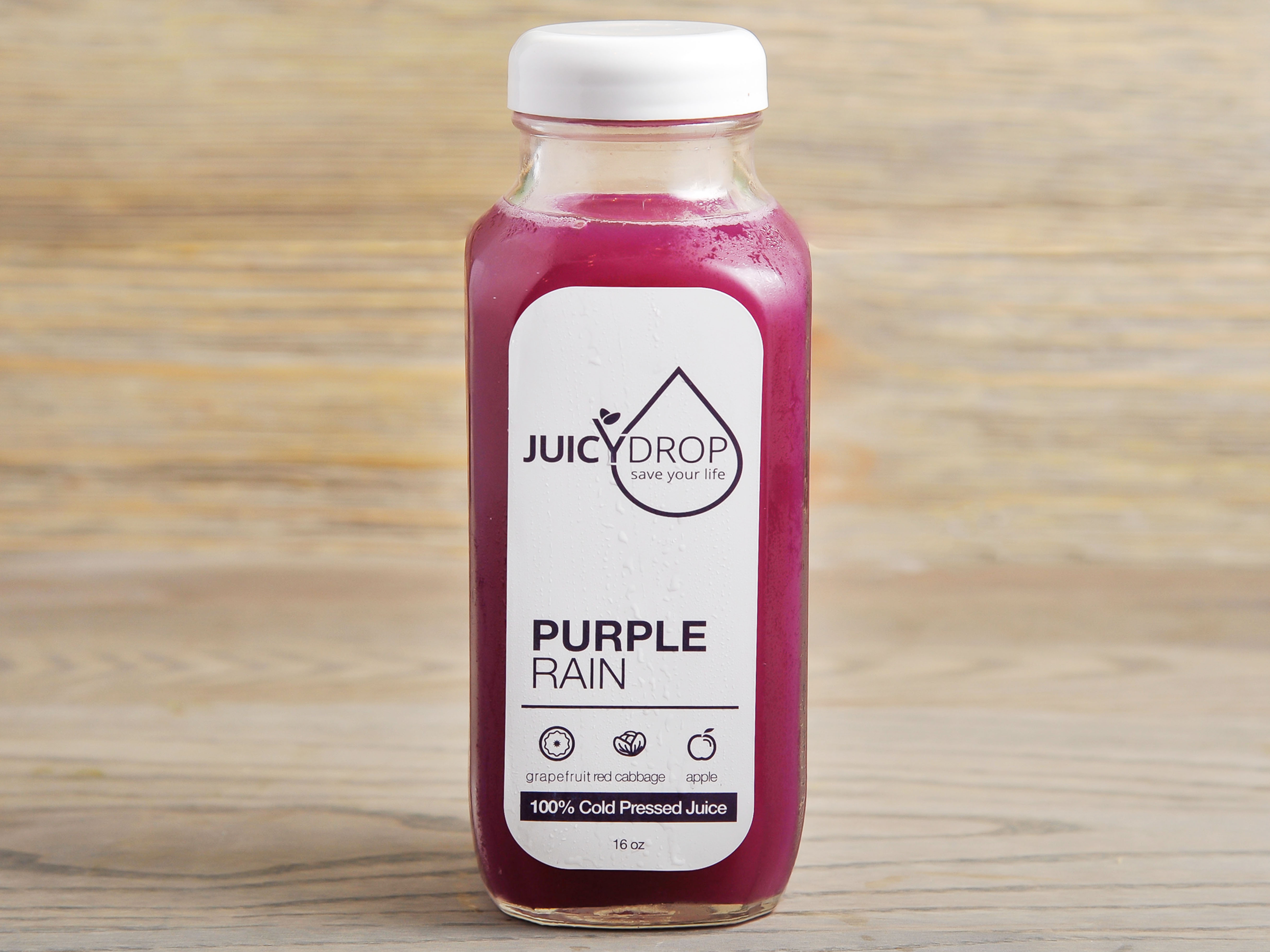 Order 16 oz. Purple Rain Juice food online from Juicy Drop store, Decatur on bringmethat.com