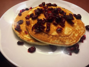 Order Blueberry Pancakes food online from Healthy Garden & Gourmet Pizza store, Moorestown on bringmethat.com