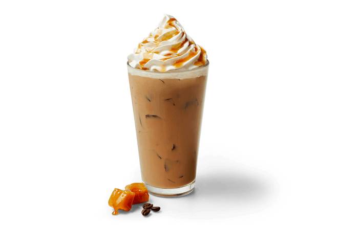 Order Iced Caramel Specialty Latte food online from Krispy Kreme store, Lexington on bringmethat.com