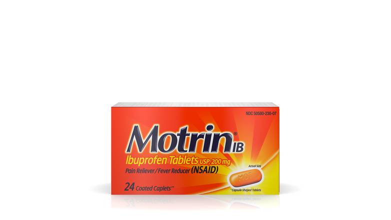 Order Motrin IB, Ibuprofen Tablets for Pain & Fever Relief food online from Route 7 Food Mart store, Norwalk on bringmethat.com