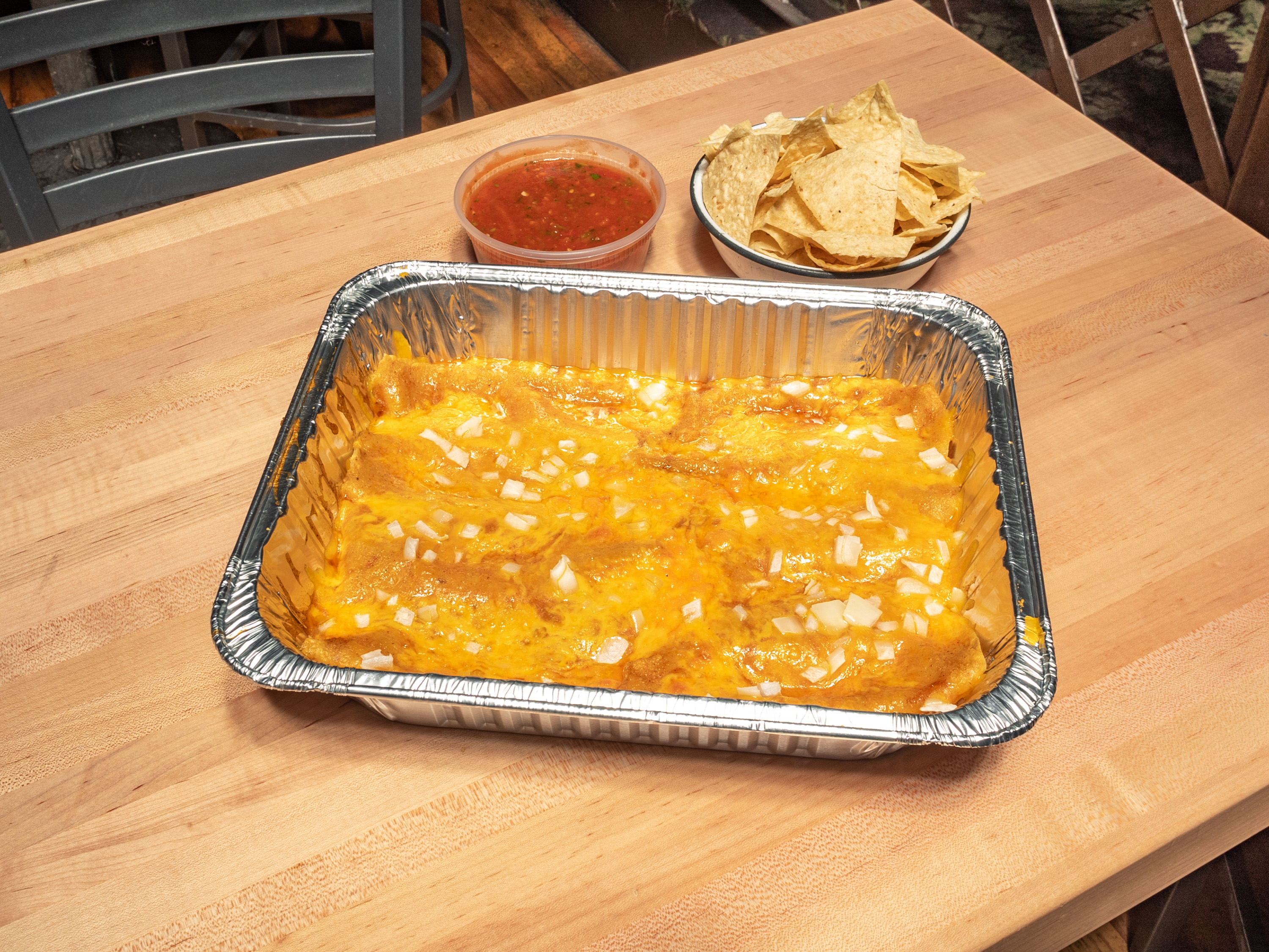 Order Enchiladas 8 Pack food online from The Rio Grande Mexican Restaurant store, Lone Tree on bringmethat.com