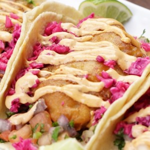 Order Battered Fish Taco food online from I Love Tacos store, Louisville on bringmethat.com