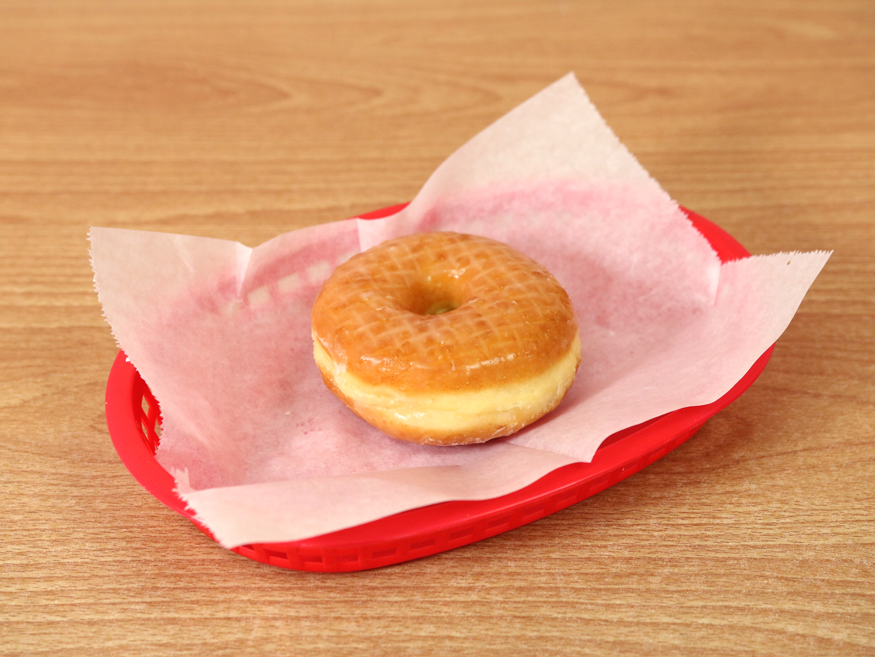 Order Glazed Raised Donut food online from Donut King Bakery store, Tustin on bringmethat.com