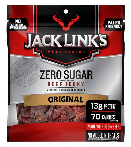 Order Jack Link's Zero Sugar Jerky (2.3 oz) food online from Rite Aid store, Eugene on bringmethat.com