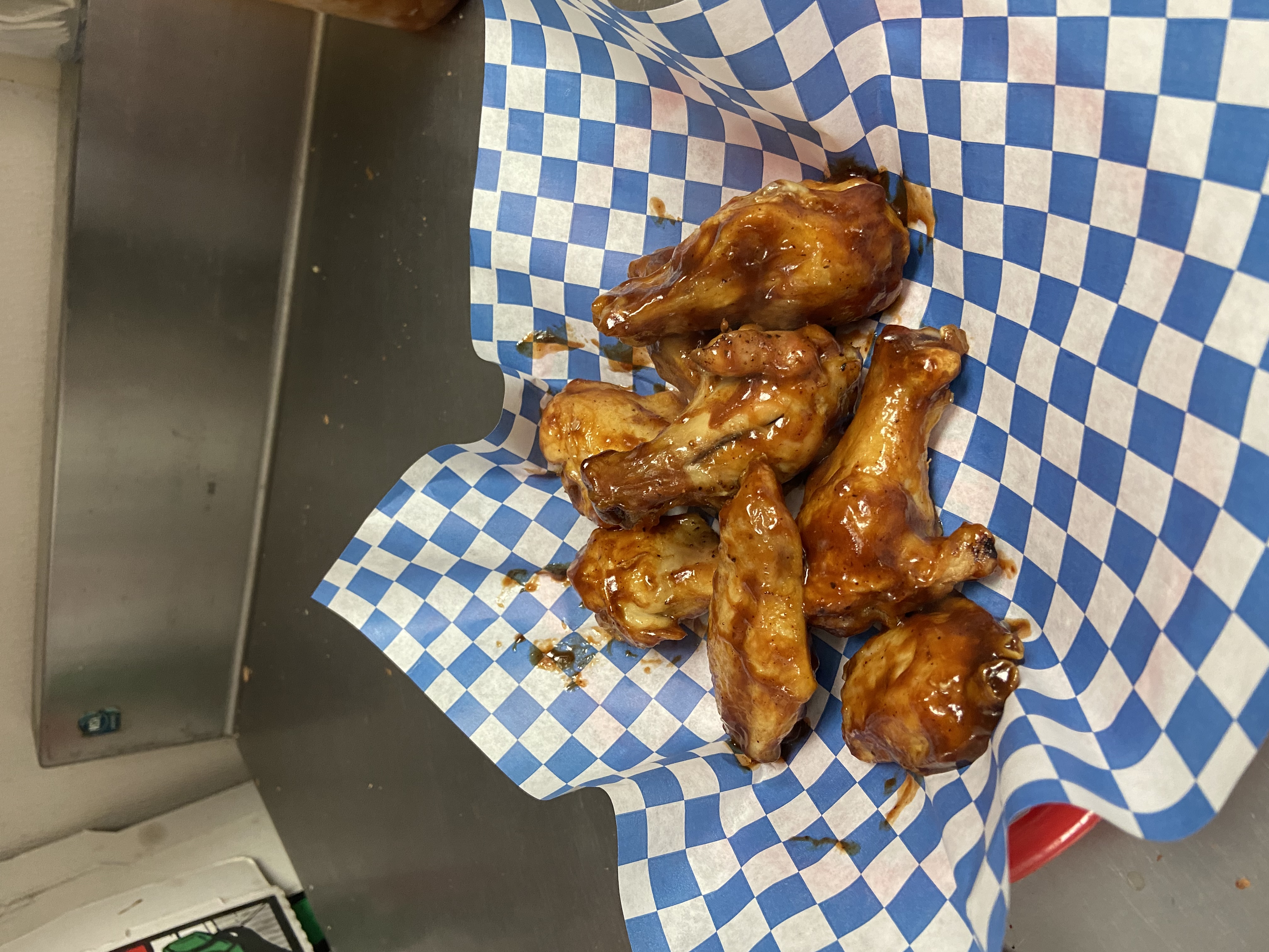 Order Honey BBQ wings food online from Papa G's Pizza, Pasta Cafe store, Wildomar on bringmethat.com