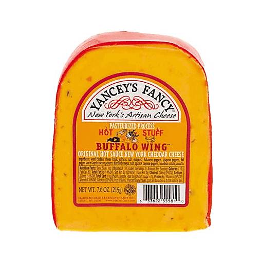 Order Yancey's Fancy Buffalo Wing Cheddar 7.6oz food online from Everyday Needs by Gopuff store, Tracy on bringmethat.com