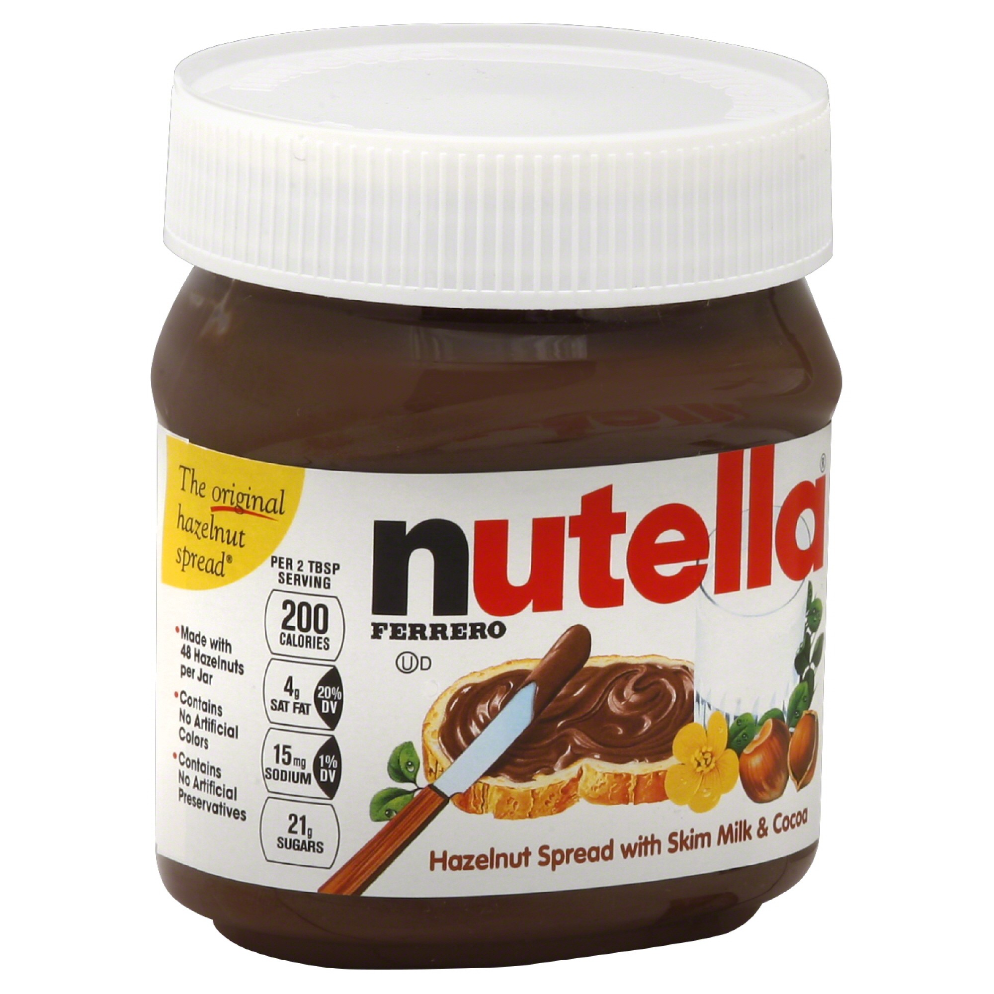 Order Nutella Hazelnut Spread Skim Milk & Cocoa - 13 oz food online from Rite Aid store, REEDLEY on bringmethat.com