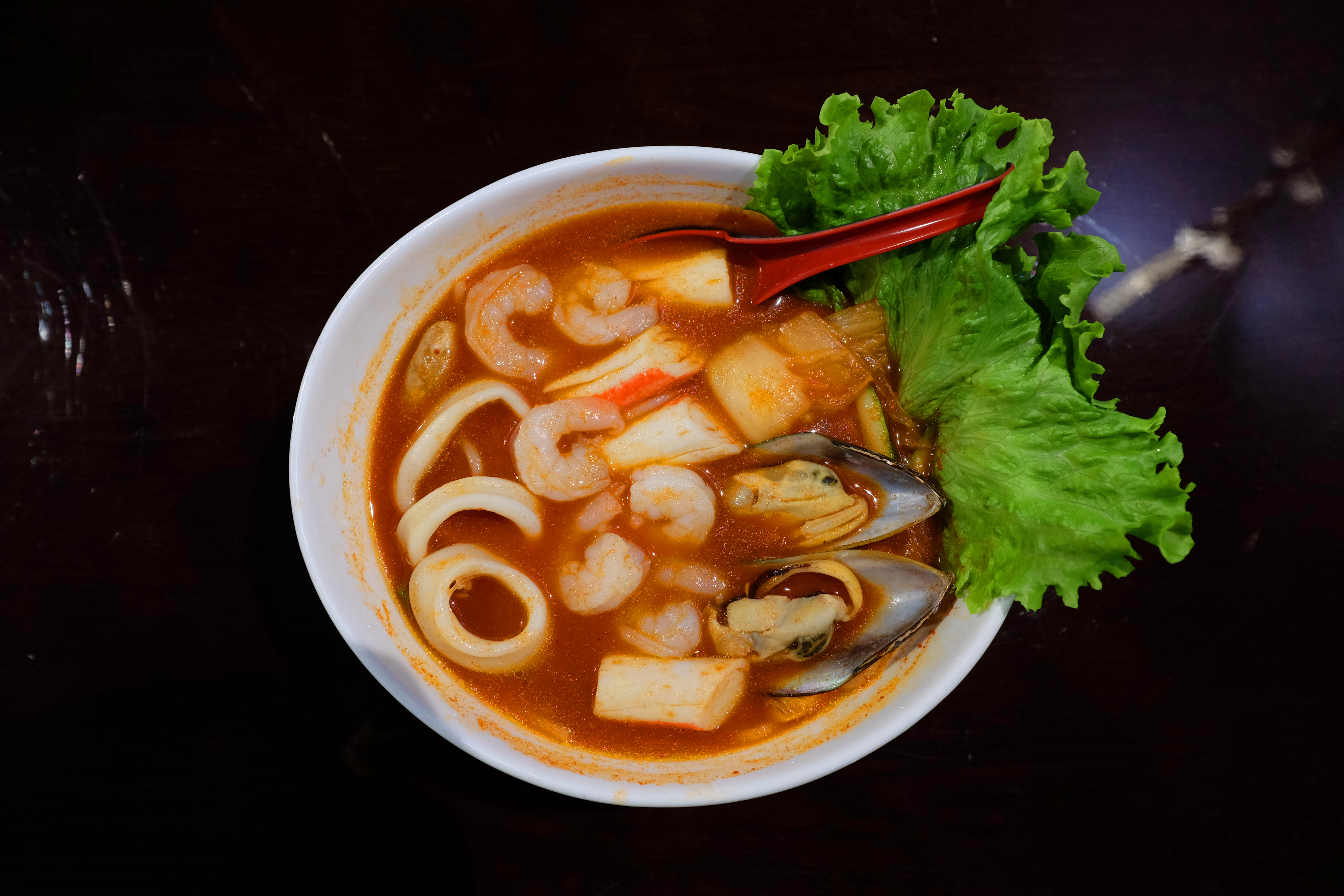 Order N12. Korean Seafood Vermicelli 韩式海鲜濑粉 food online from Noodle & I store, West Lafayette on bringmethat.com
