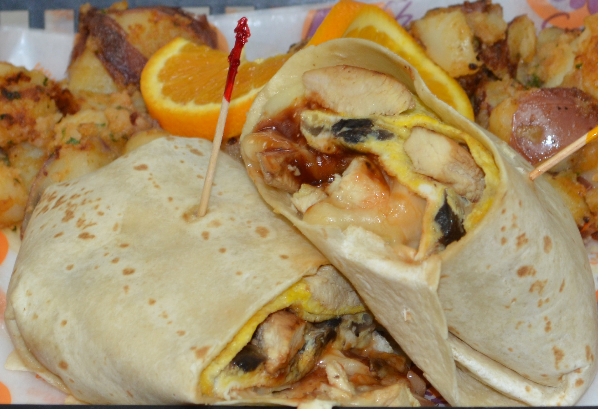 Order Southwest Omelet Burrito food online from Bagel Cafe store, Herndon on bringmethat.com