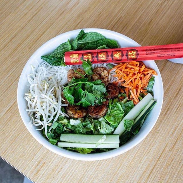 Order Vermicelli Noodle Bowl with 1 Protein food online from Riviere Modern Banh Mi store, Oklahoma City on bringmethat.com