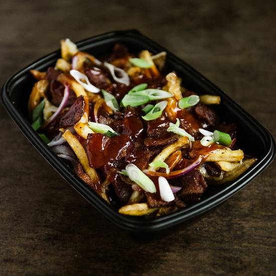 Order BURNT END PORK BELLY FRIES food online from Beauty & The Burger store, Wilmington on bringmethat.com