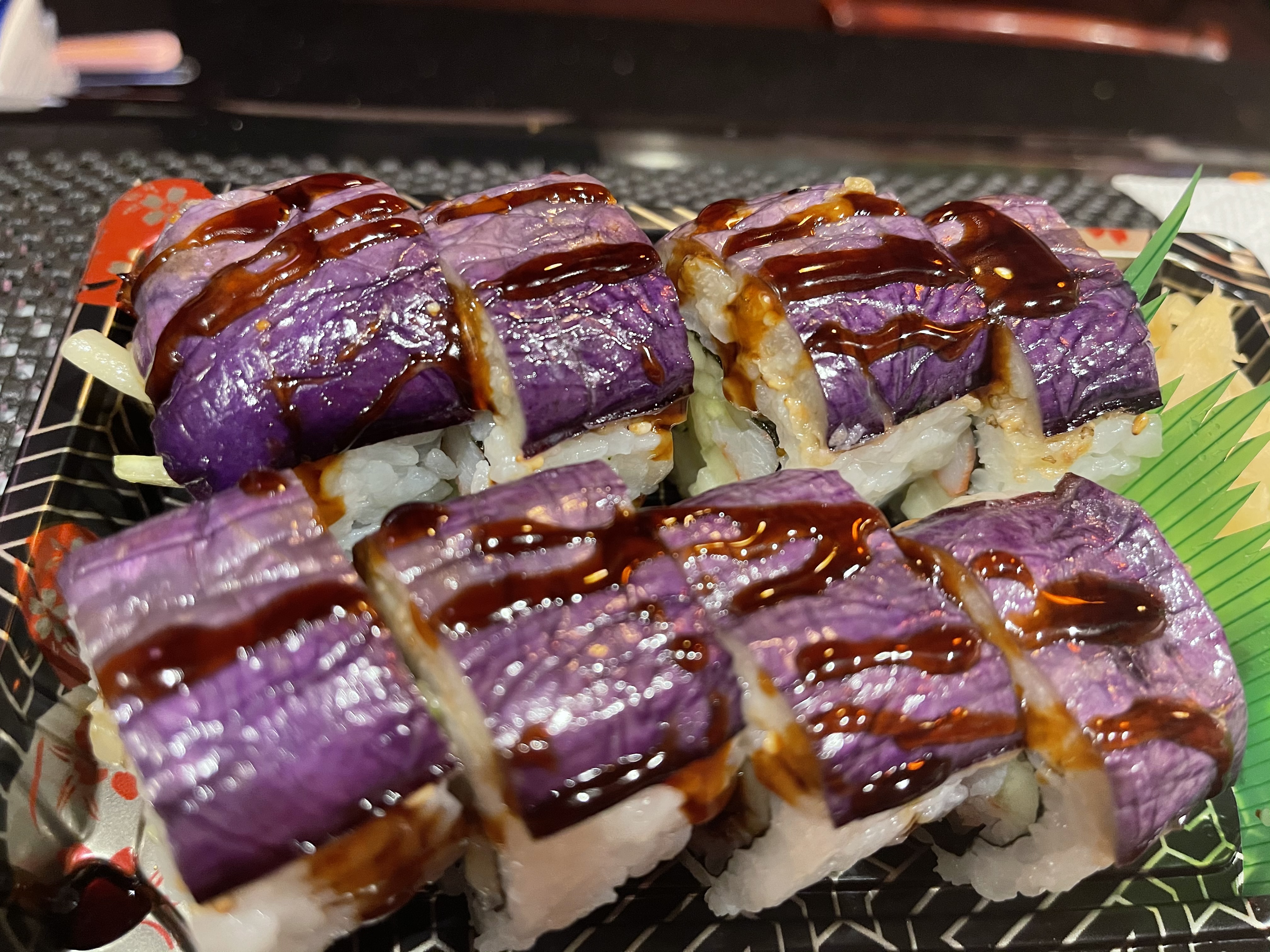 Order 16. Violet Roll food online from Tomodachi Japanese Steakhouse & Sushi Bar store, Royersford on bringmethat.com