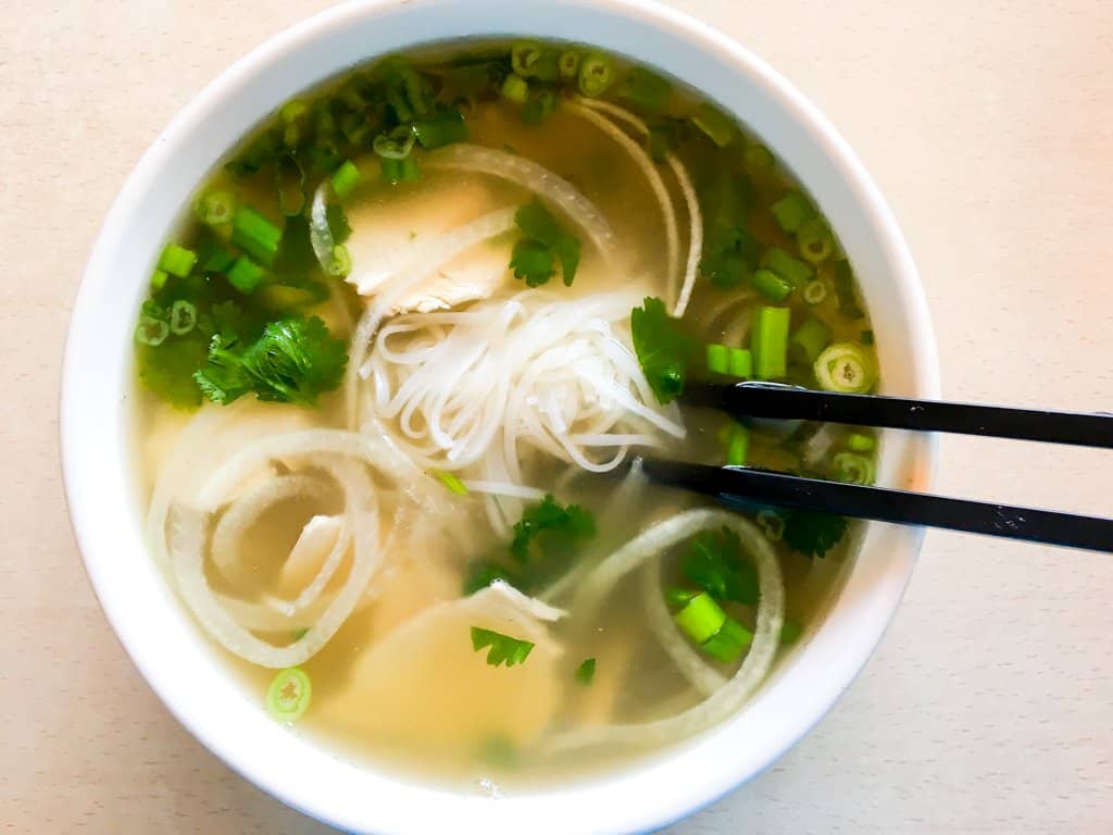 Order Chicken Pho food online from Hello Vietnam Pho&Roll store, Scottsdale on bringmethat.com