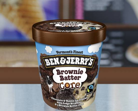 Order Brownie Batter Core food online from Ben & Jerry's store, Highland Village on bringmethat.com