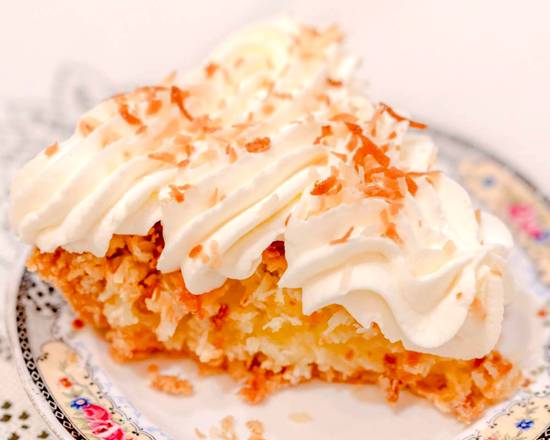 Order French Coconut Pie food online from Chocolate Angel Cafe & Tea Room store, Plano on bringmethat.com