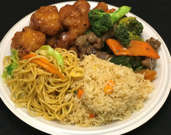 Order Two Items Combo Plate food online from Red Dragon Express store, Laveen on bringmethat.com