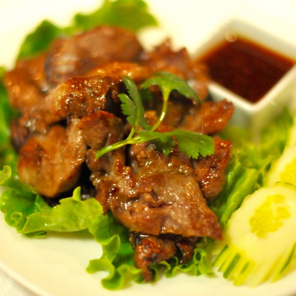 Order Grilled Beef (Tiger Cry) food online from Thai Green Village store, Frisco on bringmethat.com